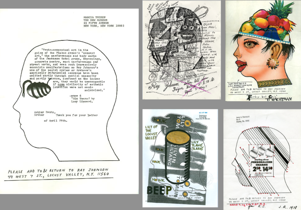 Figure 6. Ray Johnson and unidentified mail artists, Please Add & Return to Ray Johnson